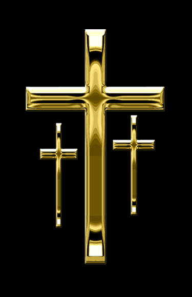 DMC 425 517 GD BK 3 Cross Gold Solid Black PROOF